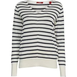 Gestreepte damestrui met v-hals Esprit
