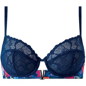 Morgan - Alma - Damesmandbeha - Microfiber - Aquarel Bloemenmotief