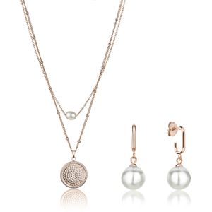 Ketting, armband en oorbellen set Isabella Ford June Pearl