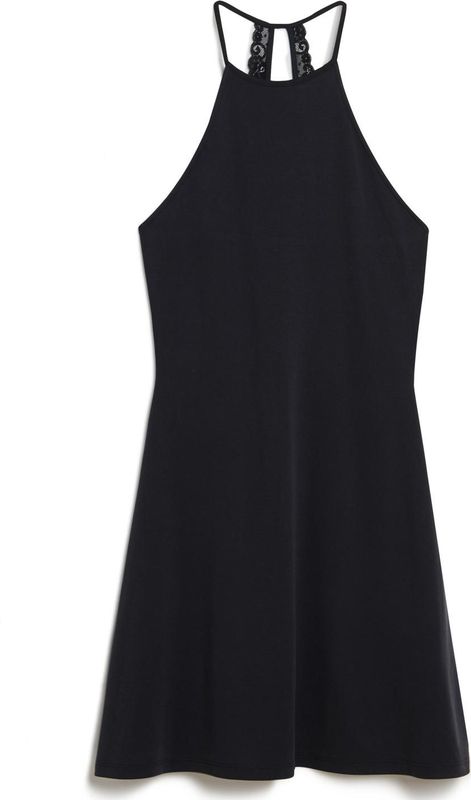 Superdry - Fit & Flare - Mouwloze Jurk - Rood Dahlia