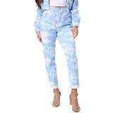 Project X Paris - Damesbroek - Papieren Zak - Enkellengte - Machinewasbaar tot 30°C