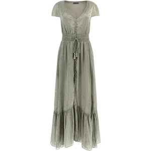 Dames maxi-jurk met v-hals Guess Destiny