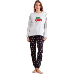 Dames pyjama met lange mouwen Admas Xmas Tree
