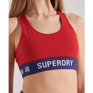 Superdry - Sportstyle Essential - Damesbeha - Elastische Zoom - Opvulling - Zwemrug