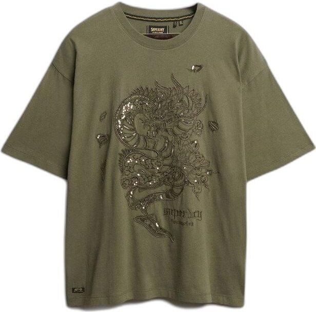 Oversized t-shirt met tattoo-effect voor dames Superdry