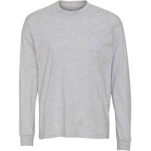 T-shirt met lange mouwen Colorful Standard Organic oversized heather grey