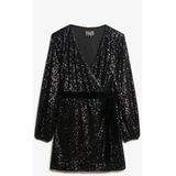 Superdry - Sequin Velvet - Korte Jurk - Met Lange Mouwen