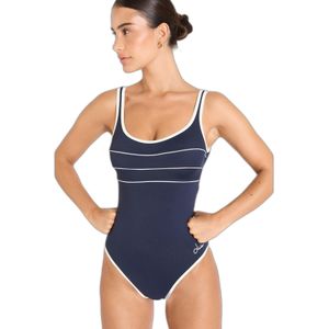 Livia - Ancolie Pavillon - Badpak - Marineblauw - Eén stuk