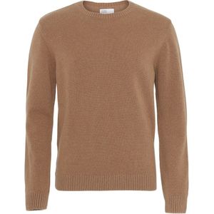 Wollen trui met ronde hals Colorful Standard Classic Merino sahara camel