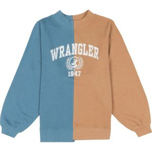 Sweatshirt dameskleding met ronde hals Wrangler 2Way