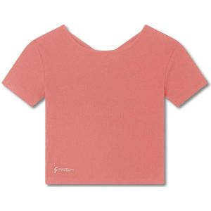 Dames slim fit katoenen T-shirt Freddy