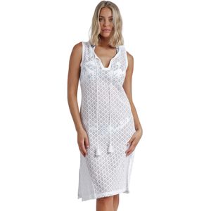 Effen mouwloos jurk voor dames Admas