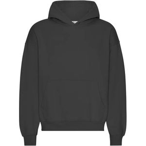 Oversized sweatshirt met capuchon Colorful Standard Organic Deep Black