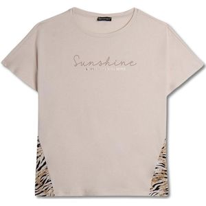 Katoenen jersey T-shirt dames Freddy Kimono