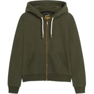 Superdry - Tattoo Rhinestone - Sweatshirt - Zwart - Met Rits