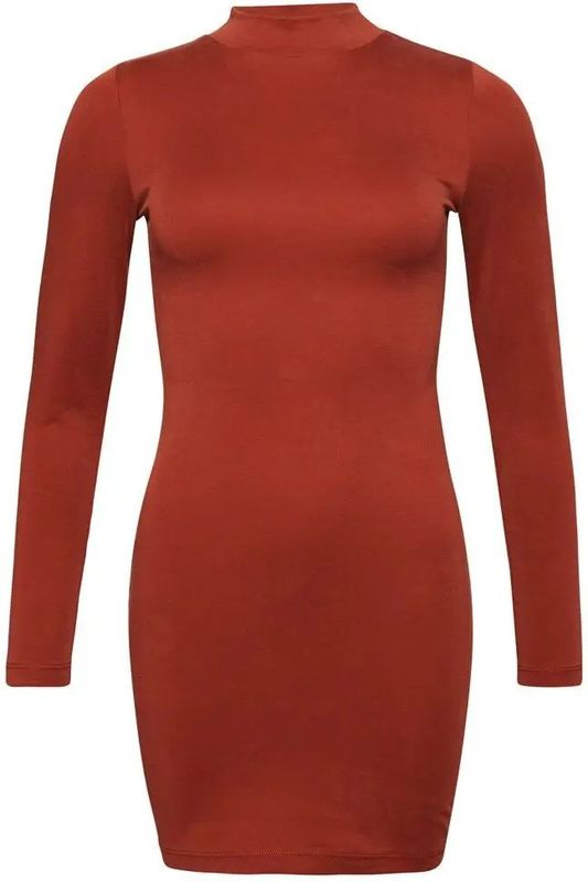 Superdry - Korte Tricot Damesjurk - Trechtervormige Hals