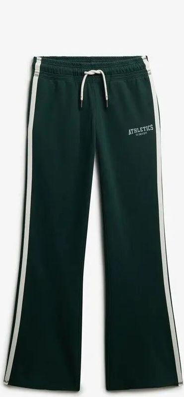 Superdry - W7011279A - Joggerbroek - Groen - Sportieve Flare