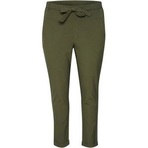 Kaffe Curve - Slim-Fit Broek - Grape Leaf - Elastische Tailleband