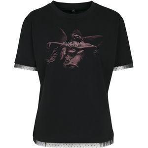 Dames-T-shirt Urban Classics my chemical romance shrine angel laces