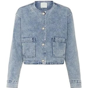 Kaffe - Kadoriana - Tussenjas - Gewassen Blauw Denim - 61% Katoen