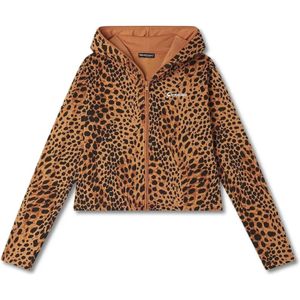 Dames hoodie sweatvest van French Terry met volledige rits Freddy