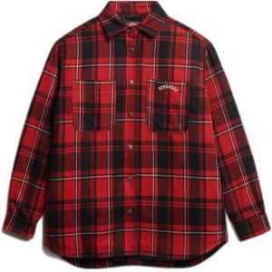 Superdry - Check Lined - Overhemd - Oversized - Lange Mouwen
