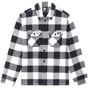Dickies Overhemd - Nieuw Sacramento - Zwart/Wit Gestreept - Dickies - XXS - Xtra Xtra Small - Overhemd