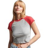 Superdry - Vintage Tiny Baseball - T-shirt - Biologisch Katoen - Ronde Hals - Slanke Pasvorm