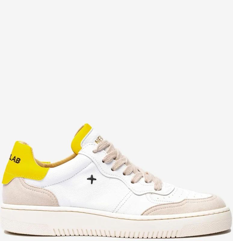 Newlab - NL11 - Sneaker - AppleSkin White - Micro Fiber Beige - Handgemaakt in Portugal
