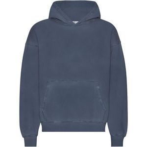 Oversized sweatshirt met capuchon Colorful Standard Organic Neptune Blue