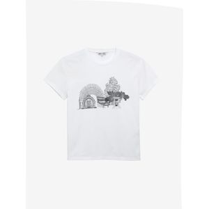 Dames-T-shirt met opdruk Aigle