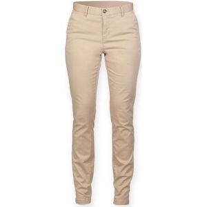 Dames stretch chino broek Front Row