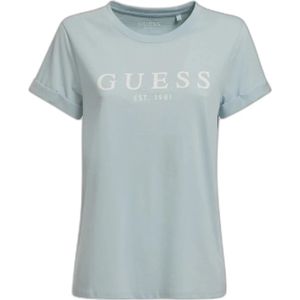 Dames-T-shirt met korte mouwen Guess 1981 Roll Cuff