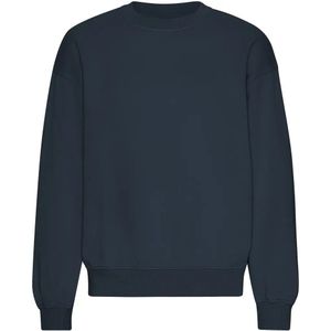 Oversized sweatshirt met ronde hals Colorful Standard Organic Marine Blue