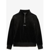 Superdry - Country Club - Velours Sweatshirt - Halve Rits