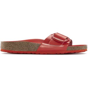 DamesSandalen Birkenstock Madrid Big Buckle Natural Leather Patent