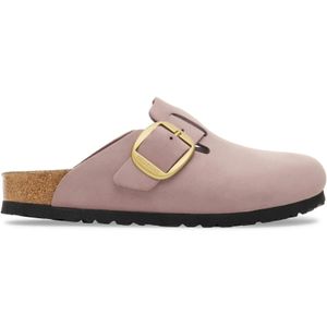 Birkenstock - Boston Big Buckle - Klompen - Grijs - Leer