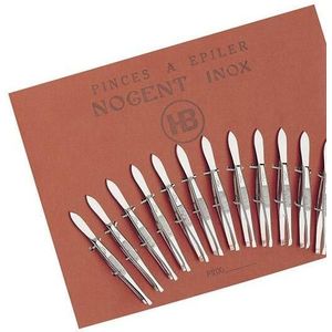 Set van 12 pincetten HB