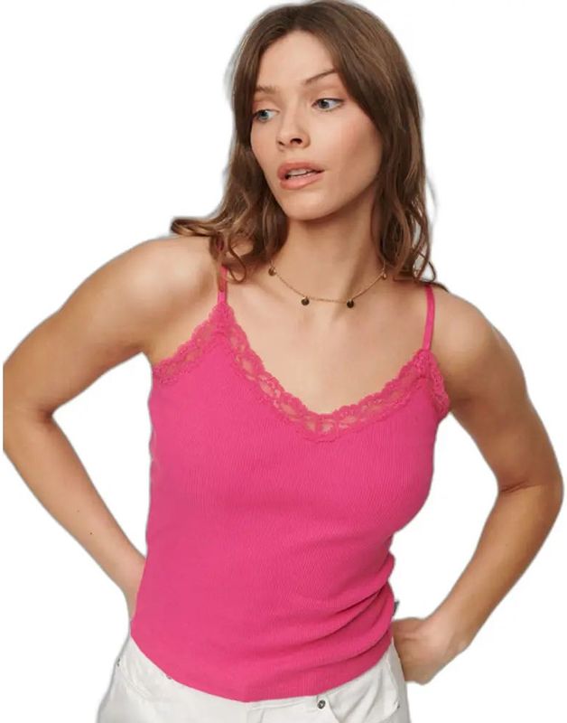 Superdry - Essential - Geribde Damestanktop