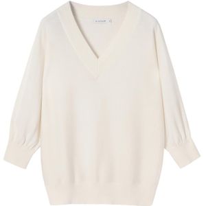 Tatuum - Asel - V-hals Trui - Licht Oversized - Gebreide Truien