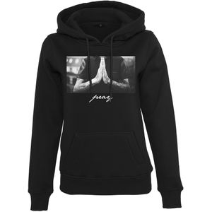 Dames sweatshirt met capuchon Mister Tee pray