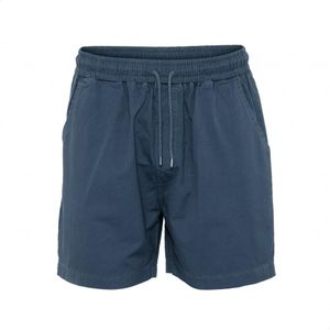 Twill Short broek Colorful Standard Organic petrol blue