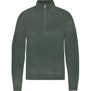 1/4 rits sweater Colorful Standard Organic Midnight Forest