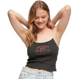 Superdry - Athletic Essential - Damestanktop - Slanke Pasvorm - Bedrukt Logo