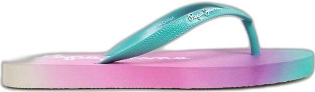 Pepe Jeansvoor meisjes. PGS70069 Dorset Fun G veelkleurige teenslippers (32), Plat, Geen, Strandkleding, kinderkleding