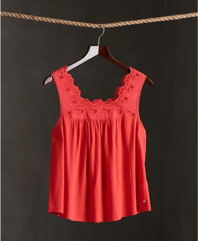 Superdry - Geweven Tanktop - Dames