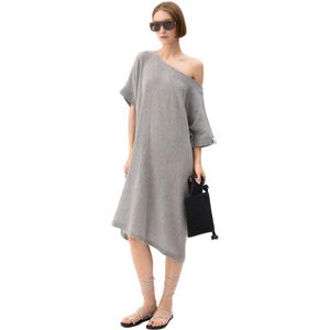 Gerimpelde puff jurk dames Ikikiz