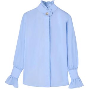 Damesblouse met lange mouwen en detail aan de polsen Silbon