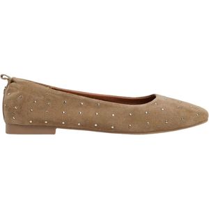Pepe Jeans - Sandie - Ballerina's - Suede - Neutraal