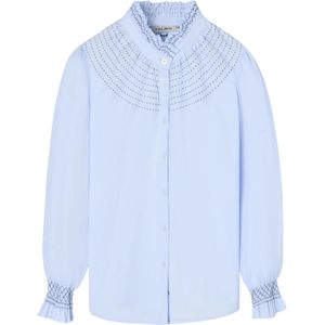 Blouse met gerimpelde manchetten voor dames Silbon